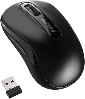 バッファロー マウス 無線 ワイヤレス 5ボタン 小型 軽量 BSMBW315BKのサムネイル画像