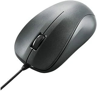 エレコム マウス 有線 Mサイズ 3ボタン USB 光学式 ブラック ROHS指令準拠 M-K6URBK/RSのサムネイル画像