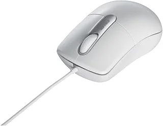 バッファロー BUFFALO 有線光学式マウス 静音 3ボタン Mサイズ ホワイト BSMOU27SMWHのサムネイル画像