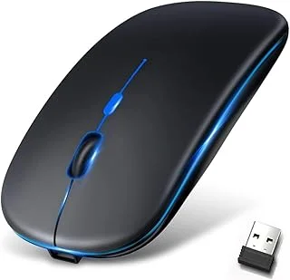 2025極薄型Bluetooth5.2ワイヤレスマウス 静音 Type-C充電式のサムネイル画像