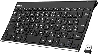Arteck 2.4G ワイヤレスキーボード 日本語配列 ステンレススチールのサムネイル画像