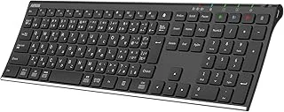 Arteck Bluetoothキーボード 日本語配列 ステンレススチール フルサイズのサムネイル画像