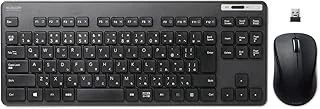 エレコム ワイヤレスキーボード マウスセット TK-FDM109MBKのサムネイル画像