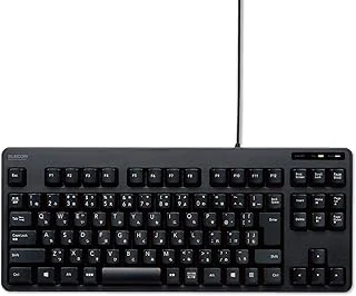 エレコム 有線コンパクトキーボード TK-FCM103XBKのサムネイル画像