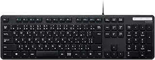 エレコム TK-FCM108XBK 有線薄型フルキーボードのサムネイル画像