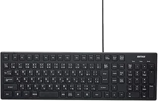 バッファロー USB接続 有線スタイリッシュキーボード BSKBU15BKのサムネイル画像