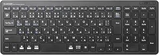 エレコム Bluetooth パンタグラフ コンパクトキーボード TK-FBP101BKのサムネイル画像