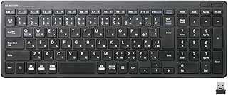 エレコム ワイヤレスキーボード コンパクト テンキー付 TK-FDP099TBK/ECのサムネイル画像