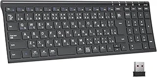iClever ワイヤレスキーボード 2.4GHz GKJ22Bのサムネイル画像