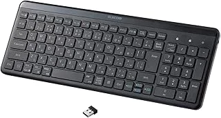 エレコム ワイヤレスキーボード 静音 TK-QT30DMBKのサムネイル画像