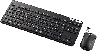 エレコム ワイヤレスキーボード マウスセット TK-FDM109MKBKのサムネイル画像