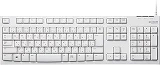 エレコム キーボード 有線 メンブレン TK-FCM064WH/RSのサムネイル画像