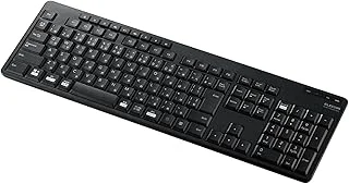 エレコム ワイヤレス フルキーボード TK-FDM116SKTBKのサムネイル画像