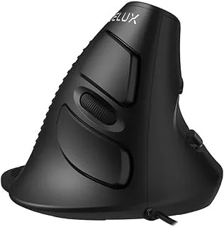 DELUX M618XU エルゴノミクスマウス ブラックのサムネイル画像
