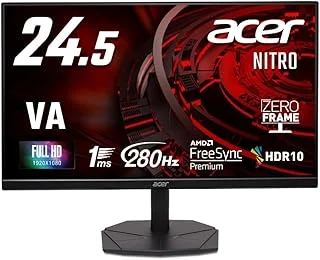 Acer Nitro KG251QZ1bmiipx 24.5インチ VA 280Hz ゲーミングモニターのサムネイル画像