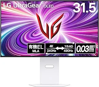 LG UltraGear OLED 32GS95UV-W 31.5インチのサムネイル画像