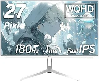 Pixio PX278 WAVE White 27インチ 180Hz WQHDゲーミングモニターのサムネイル画像