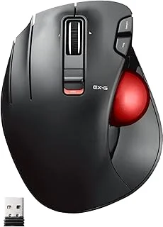 エレコム ワイヤレス トラックボール 左手専用 M-XT4DRBK-Gのサムネイル画像