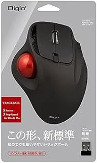 Digio2 ワイヤレストラックボール MUS-TRIF175BKのサムネイル画像