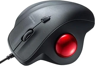 サンワサプライ 静音有線トラックボール MA-TB128BKのサムネイル画像