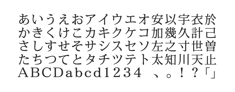 A P-OTF 瓦明朝 ProNのサムネイル画像