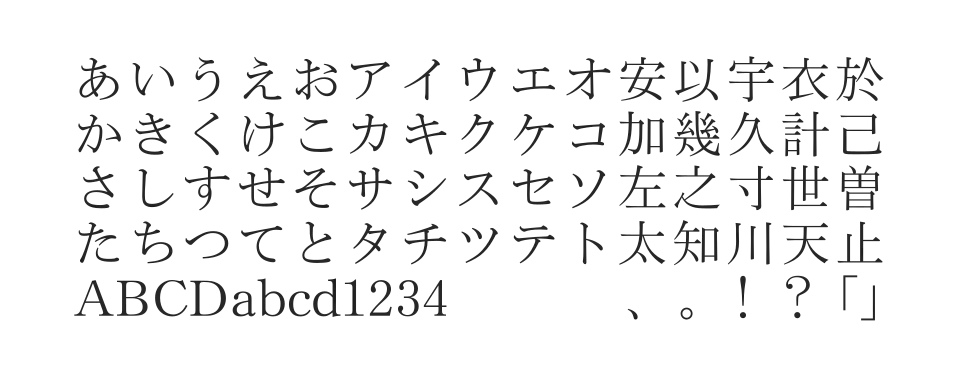 Ro本明朝Pr5Nのサムネイル画像