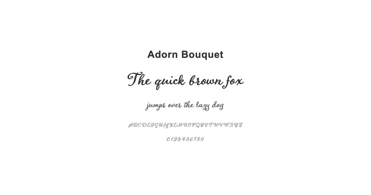 Adorn Bouquetのサムネイル画像
