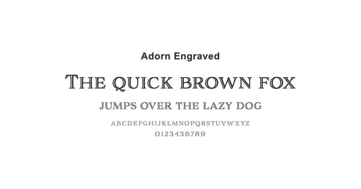 Adorn Engravedのサムネイル画像