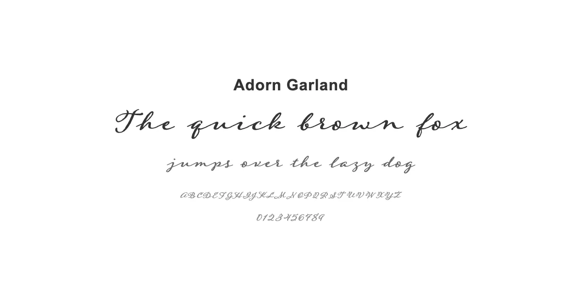 Adorn Garlandのサムネイル画像