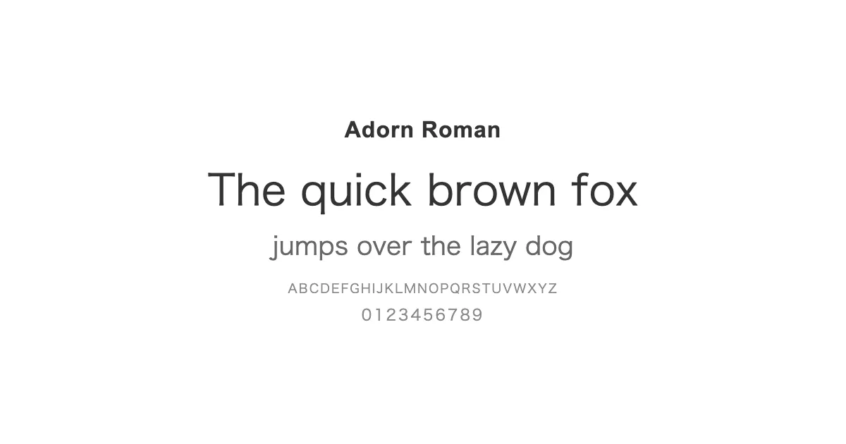 Adorn Romanのサムネイル画像