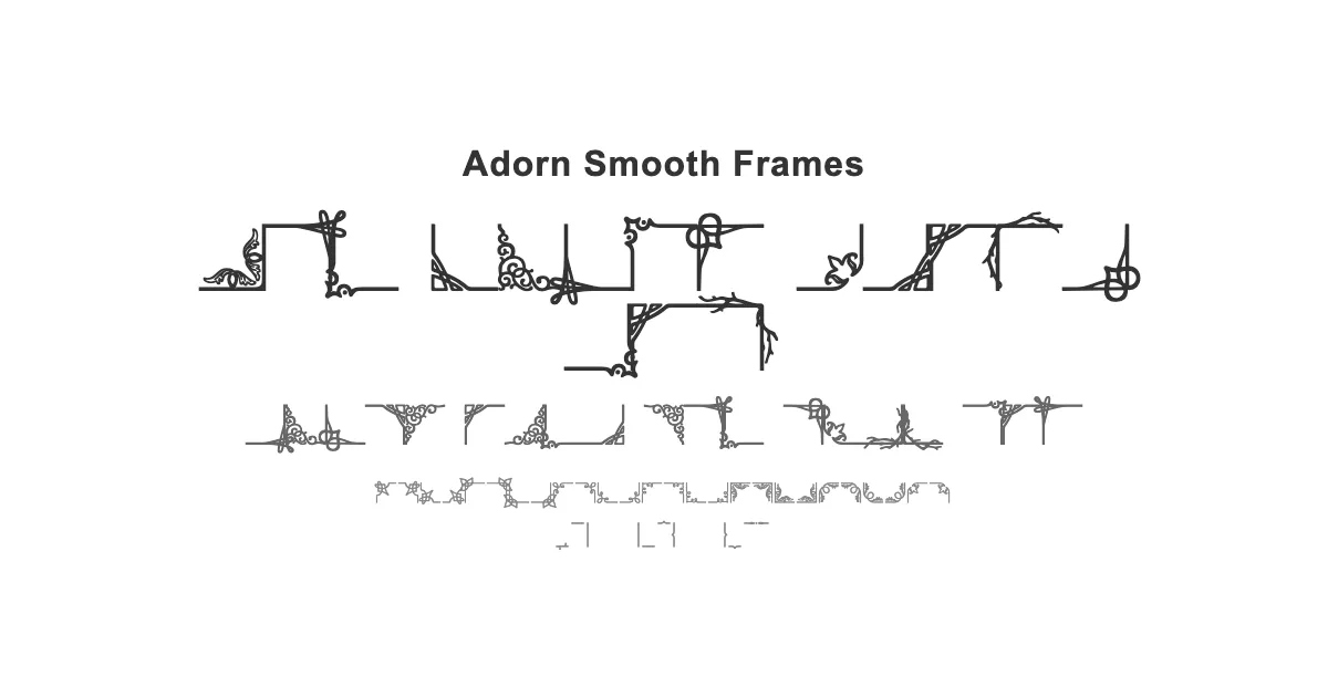 Adorn Smooth Framesのサムネイル画像