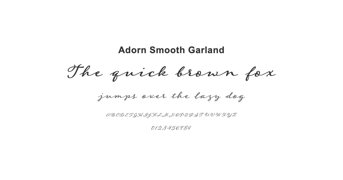 Adorn Smooth Garlandのサムネイル画像