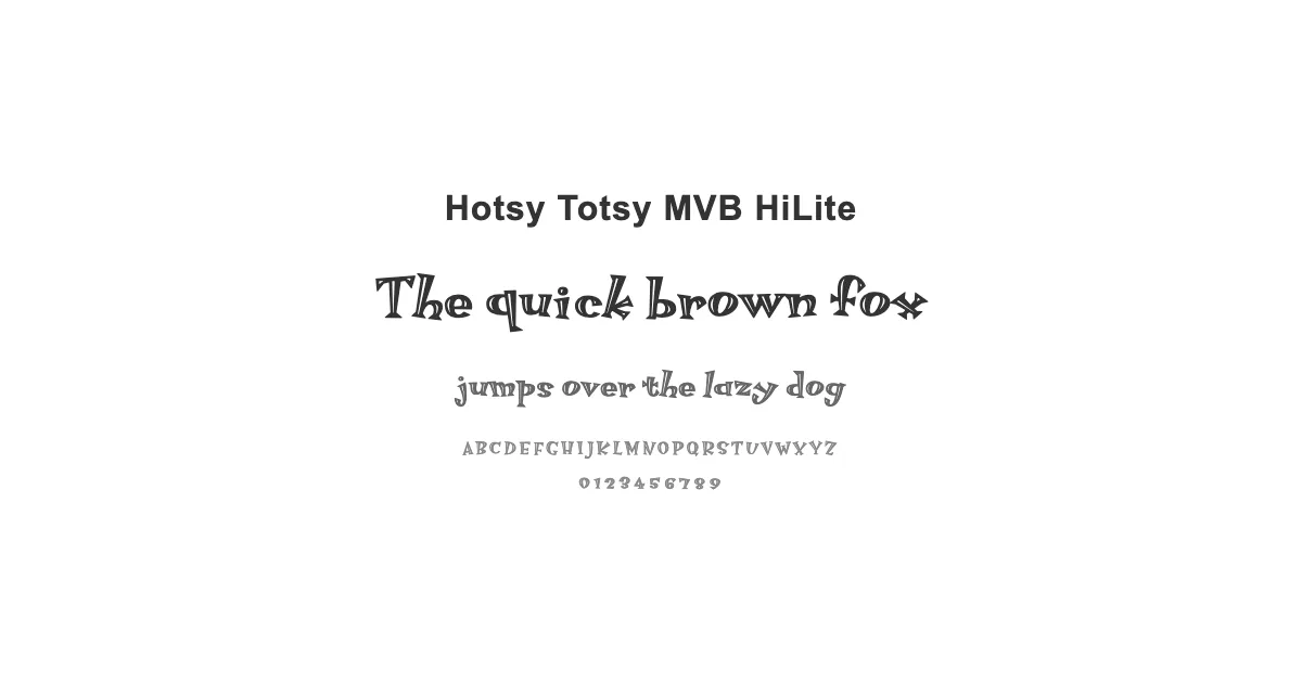 Hotsy Totsy MVB HiLiteのサムネイル画像
