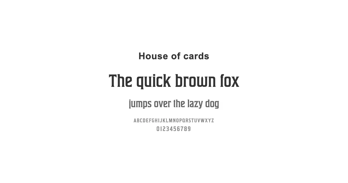 House of cardsのサムネイル画像