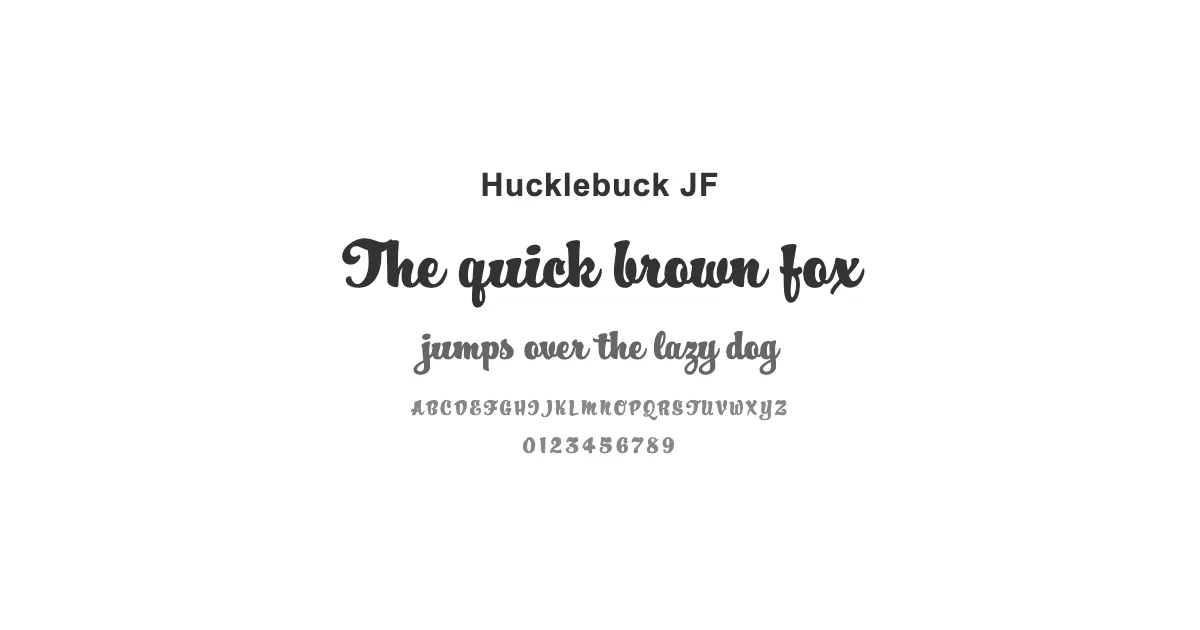 Hucklebuck JFのサムネイル画像
