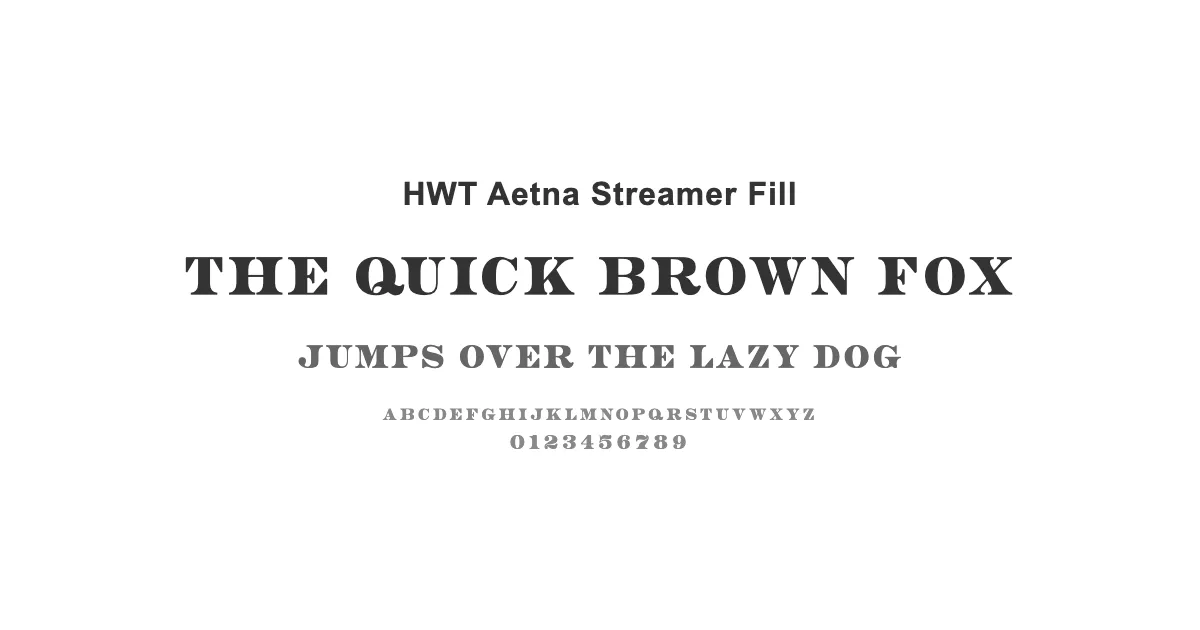 HWT Aetna Streamer Fillのサムネイル画像