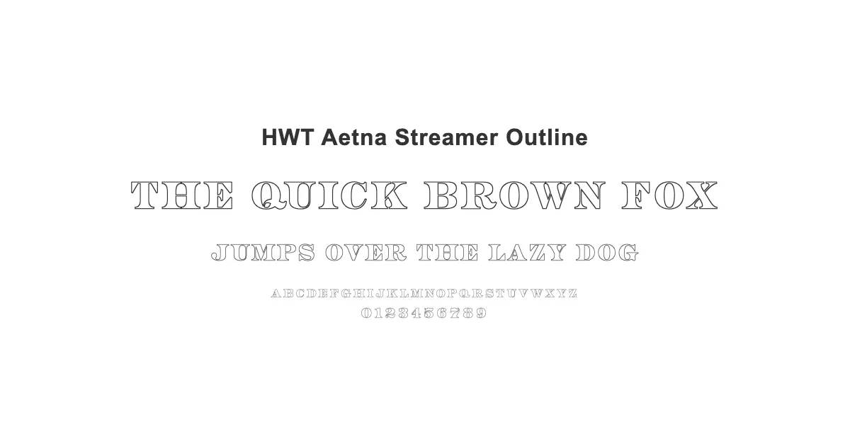 HWT Aetna Streamer Outlineのサムネイル画像