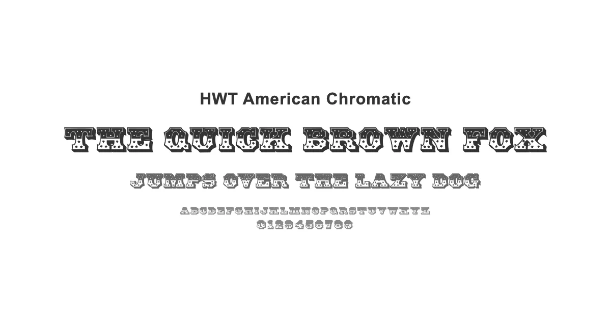 HWT American Chromaticのサムネイル画像