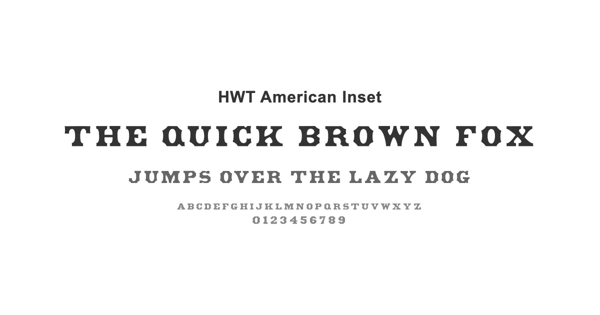 HWT American Insetのサムネイル画像