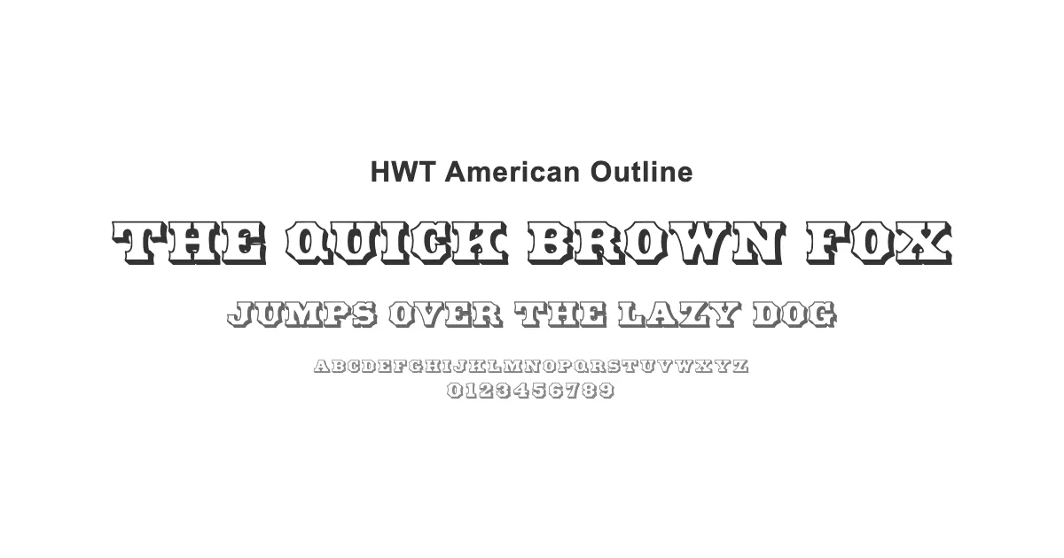 HWT American Outlineのサムネイル画像