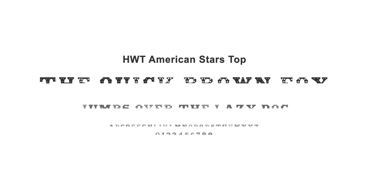 HWT American Stars Topのサムネイル画像