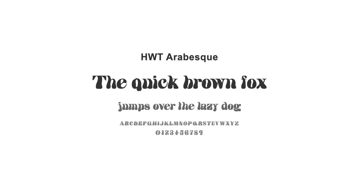 HWT Arabesqueのサムネイル画像