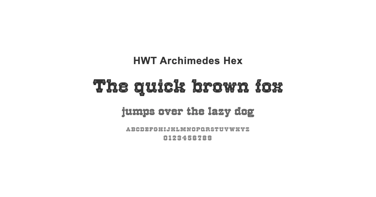 HWT Archimedes Hexのサムネイル画像
