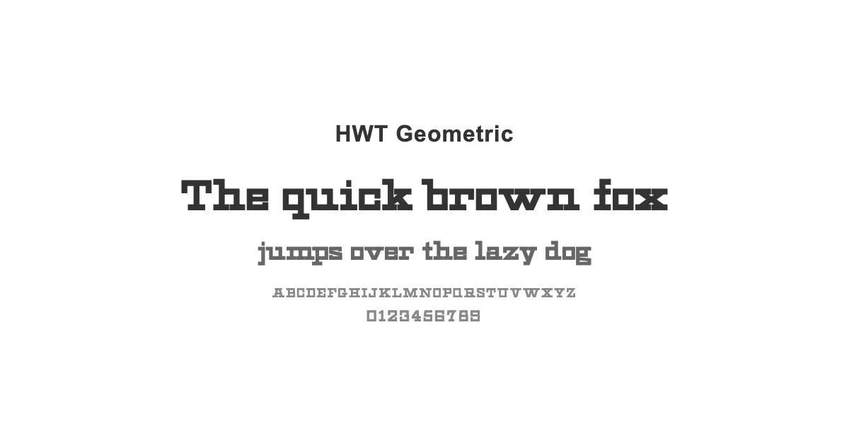 HWT Geometricのサムネイル画像