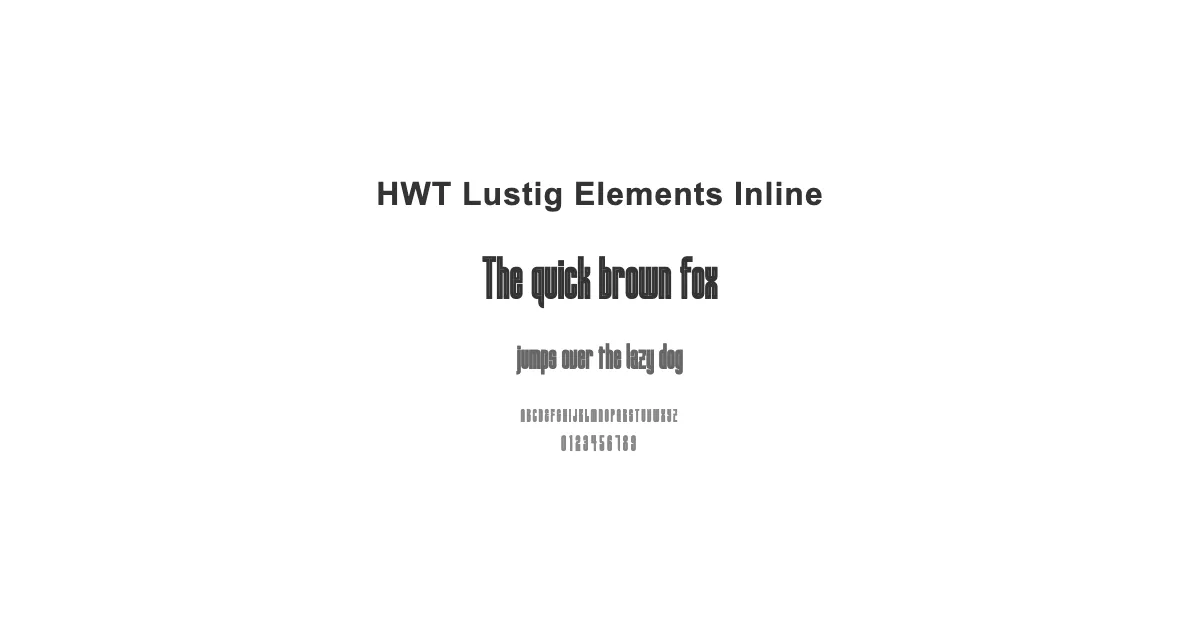 HWT Lustig Elements Inlineのサムネイル画像