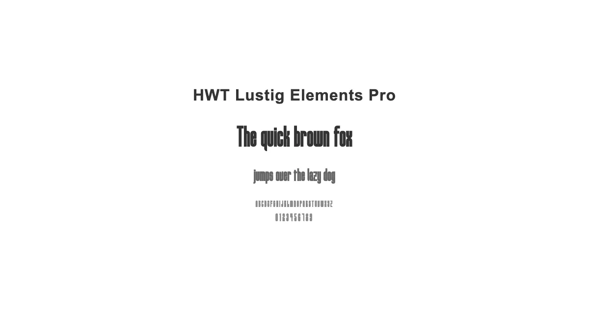 HWT Lustig Elements Proのサムネイル画像