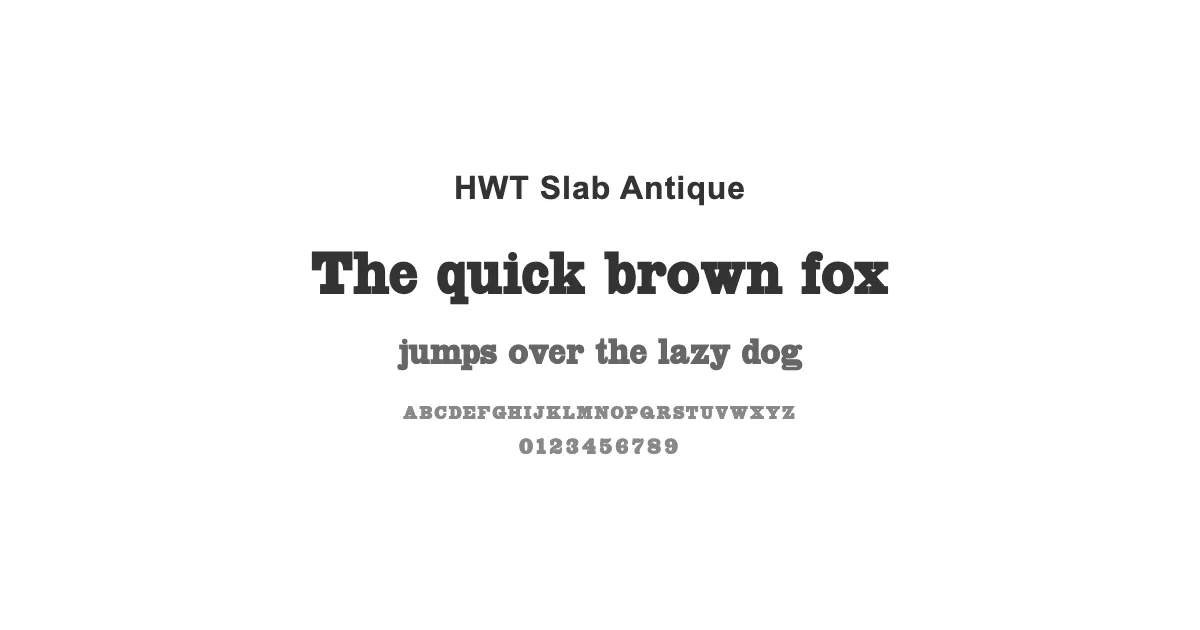 HWT Slab Antiqueのサムネイル画像