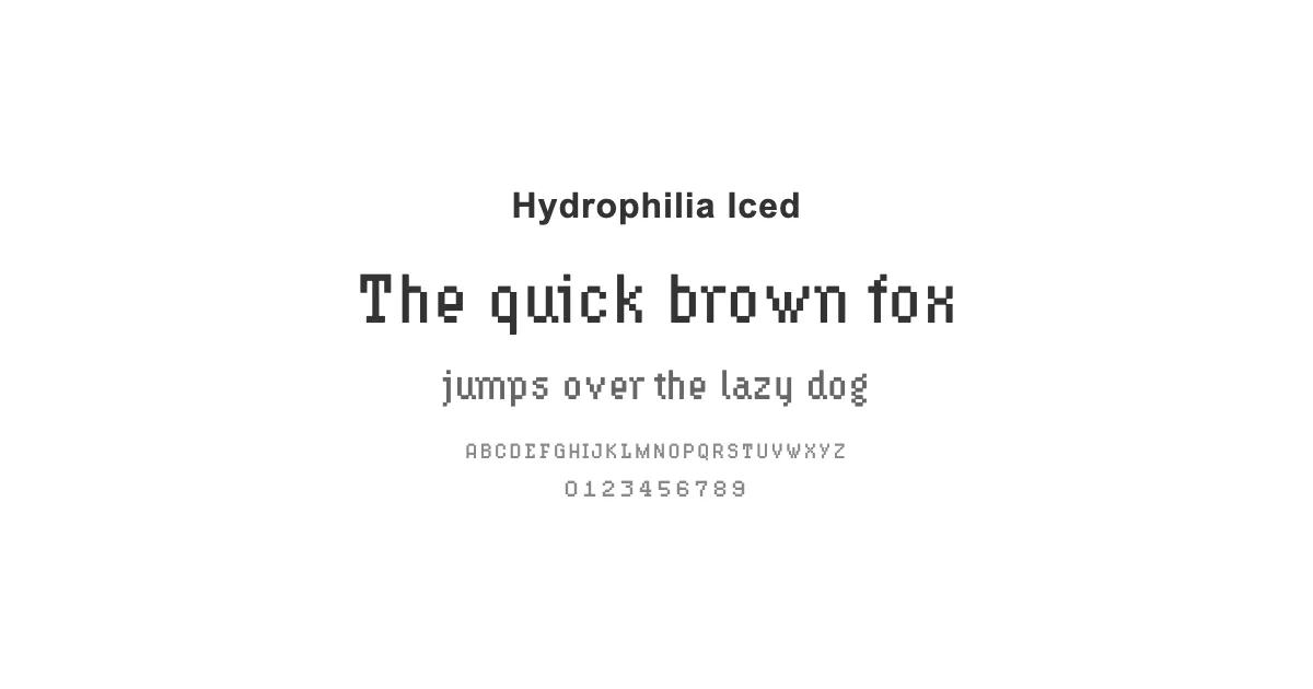 Hydrophilia Icedのサムネイル画像