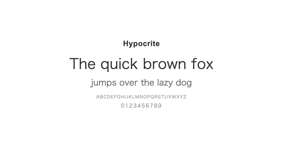 Hypocriteのサムネイル画像