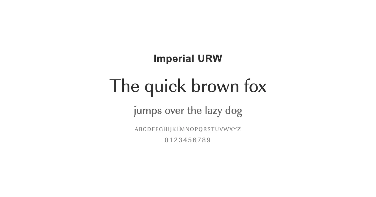 Imperial URWのサムネイル画像